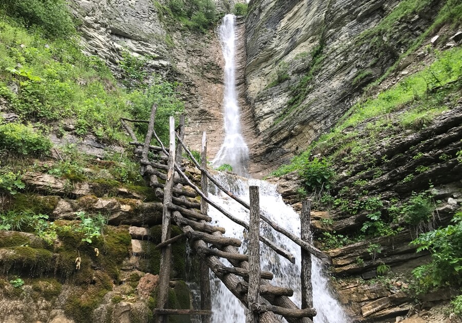 Going to Chechnya - waterfall